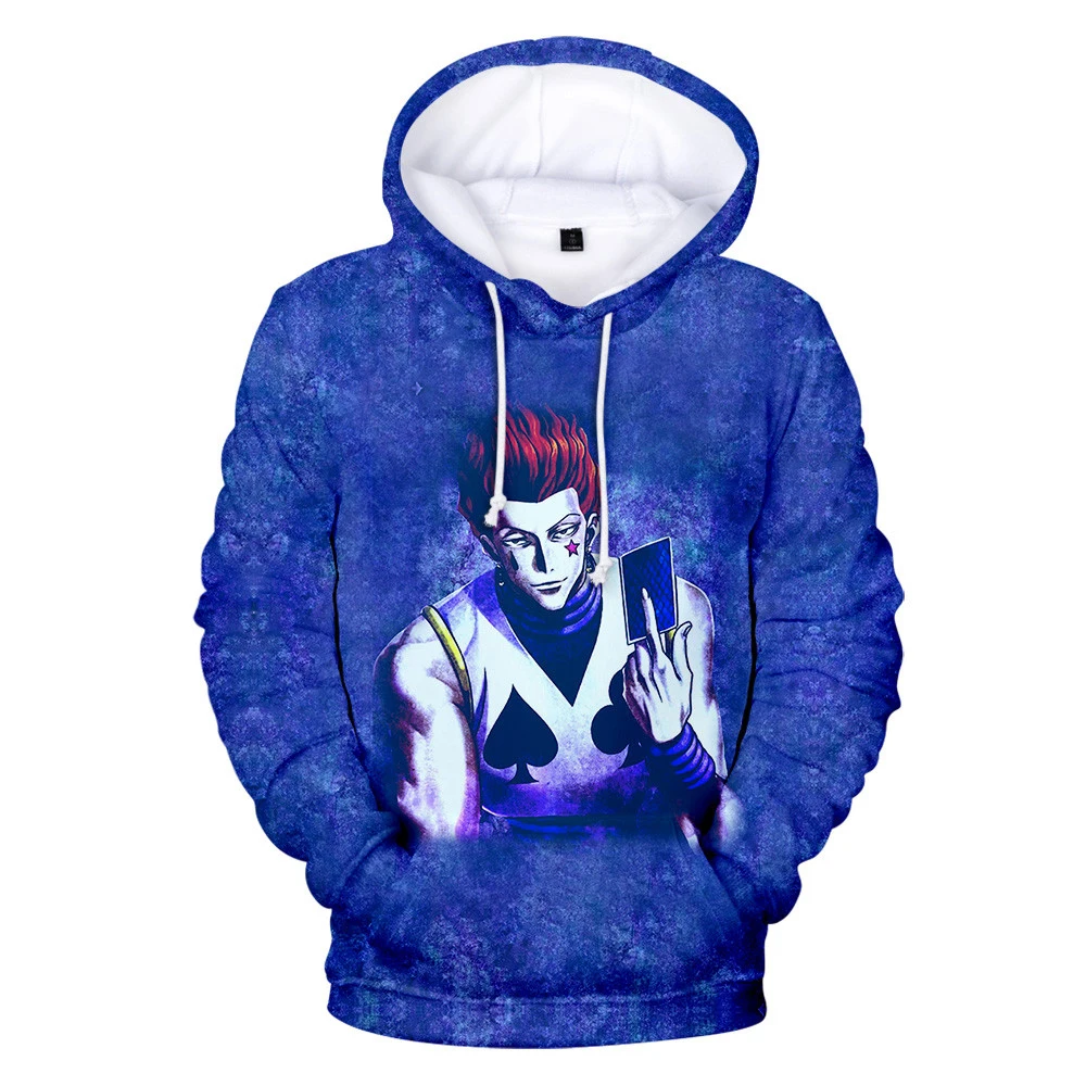 Cool Comic Hisoka 3D Hoodies Hunter x Sweatshirts Men/Women Long Sleeve Autumn Hoodie Casual Sportswear Clothing Tops |