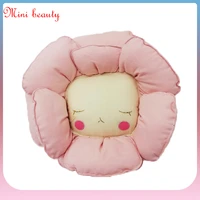 fashion 3d flower wall hanging girls room decoration stuffed toy pillow baby nursery room decor props soft install game house
