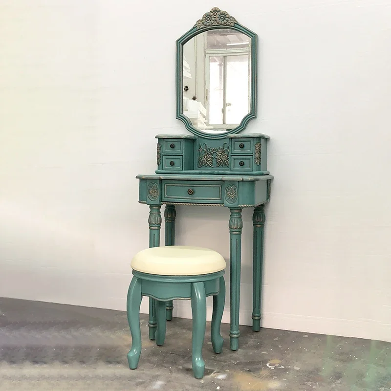 Туалетный столик в американском стиле для маленькой квартиры ретро 60 комодов