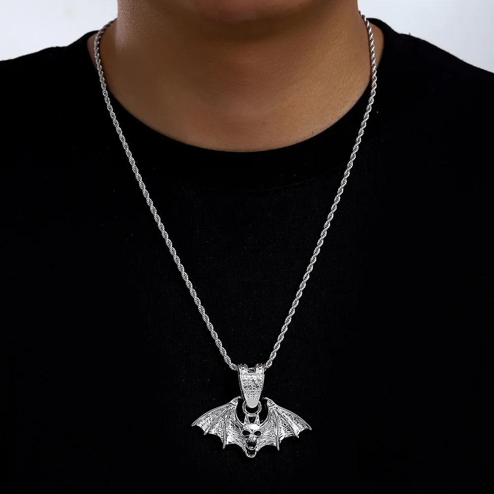 Европейский и американский трансграничный подвеска из сплава с черепом на