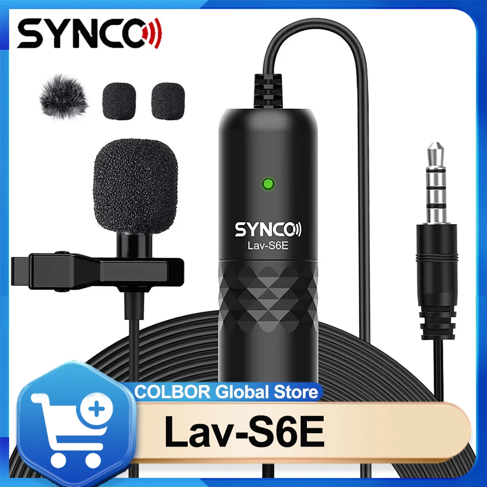 Проводной петличный микрофон SYNCO Lav S6E