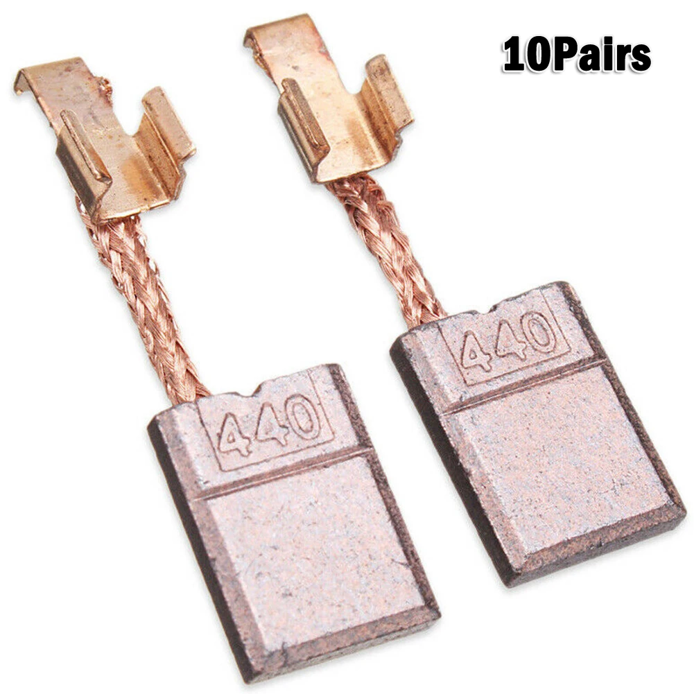 

10Pairs CB440 Carbon Motor Brushes Carbon Brushes For CB-436 195021-6 194427-5 Power Tool Carbon Metal Carbon Brushes 3*10*13mm