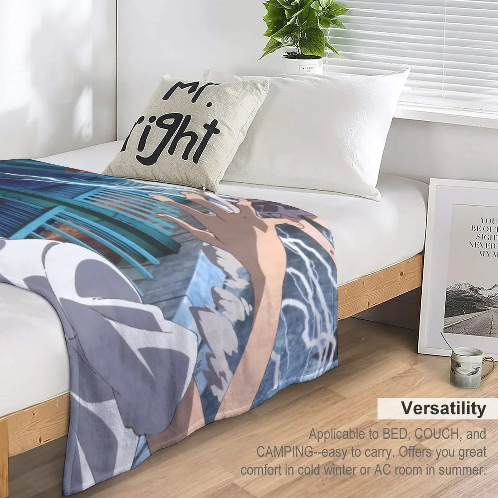 Серия Toaru — Misaka Mikoto &amp Kamijou Touma Throw Blanket одеяла и роскошные St