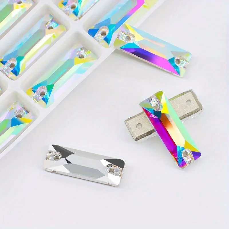 Высококачественные прямоугольные Кристаллы K9 украшения для рукоделия