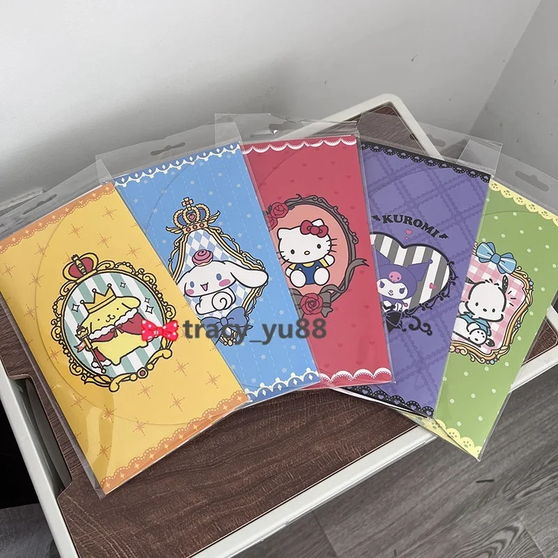 

Kawaii Sanrioed Anime Cartoon series mymelody Cinnamoroll Kuromi cute fashion student hand account material stickers small gift