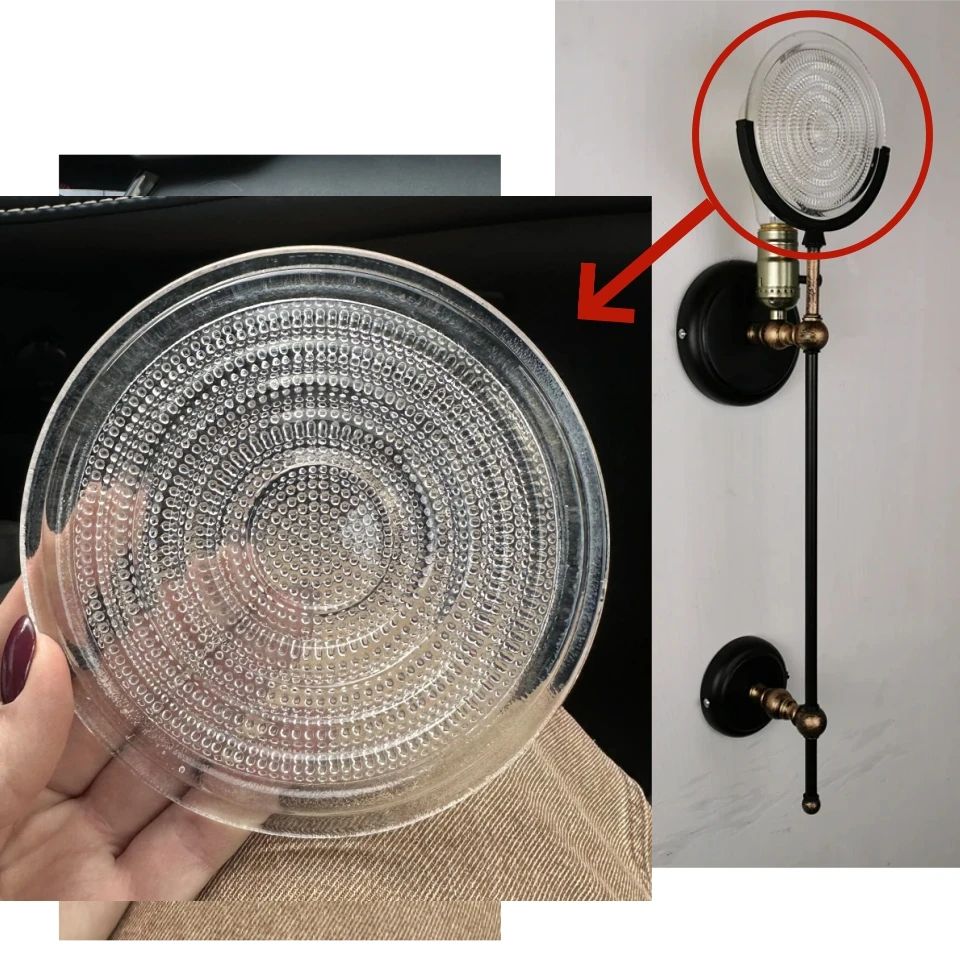 

Абажур Calla&Allan круглый матовый стекло