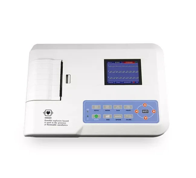 

Best Cheap price Medical Analyzer Equipment ECG Machine 3 Channel Portable with Analyzer