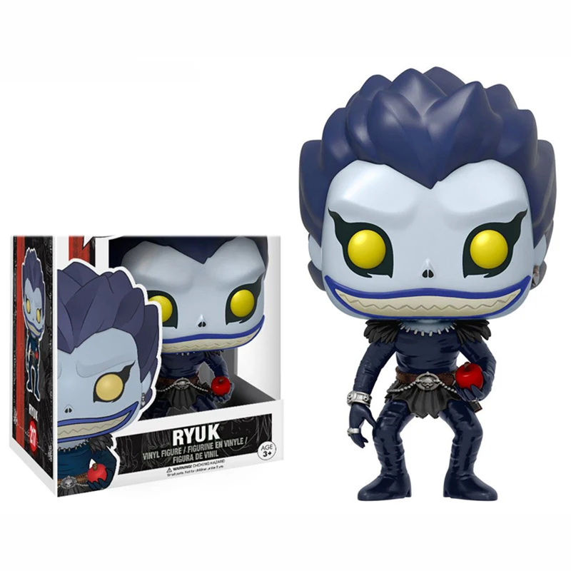 Аниме фигурки Death Note Фигурки игрушки #217 RYUK с яблоком Funkoe подарки Коллекционная