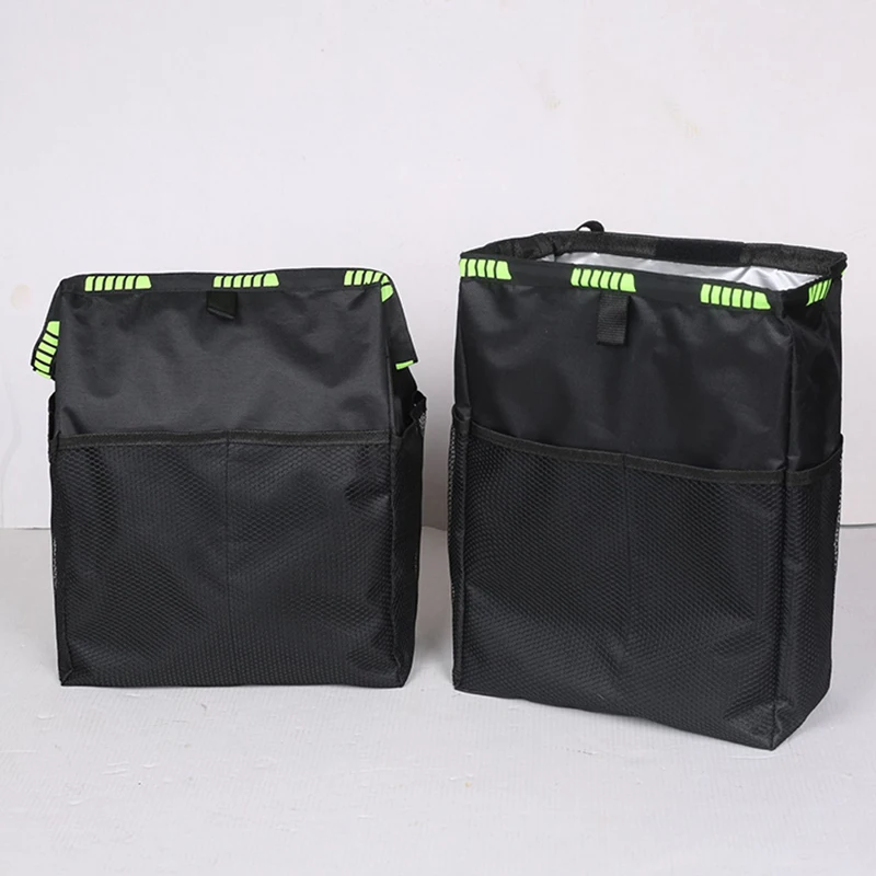 

Car Trash Can Oxford Fabric Garbage Net Bag For Auto Back Seat Dustbin Waste Rubbish Basket Organizer Storage Accessories