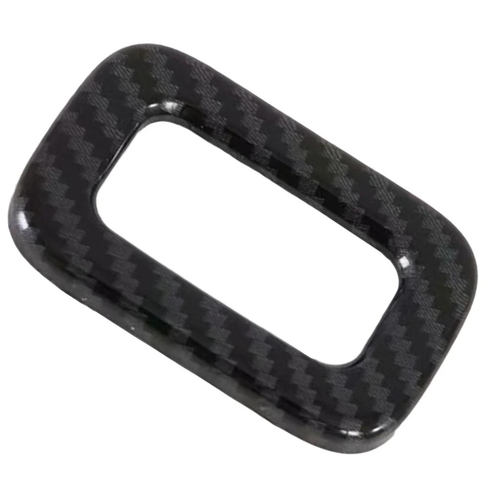 

1 Pc Rear Door Button Sticker Black Panel Cover Button Sticker Panel Sticker Trim Sticker for