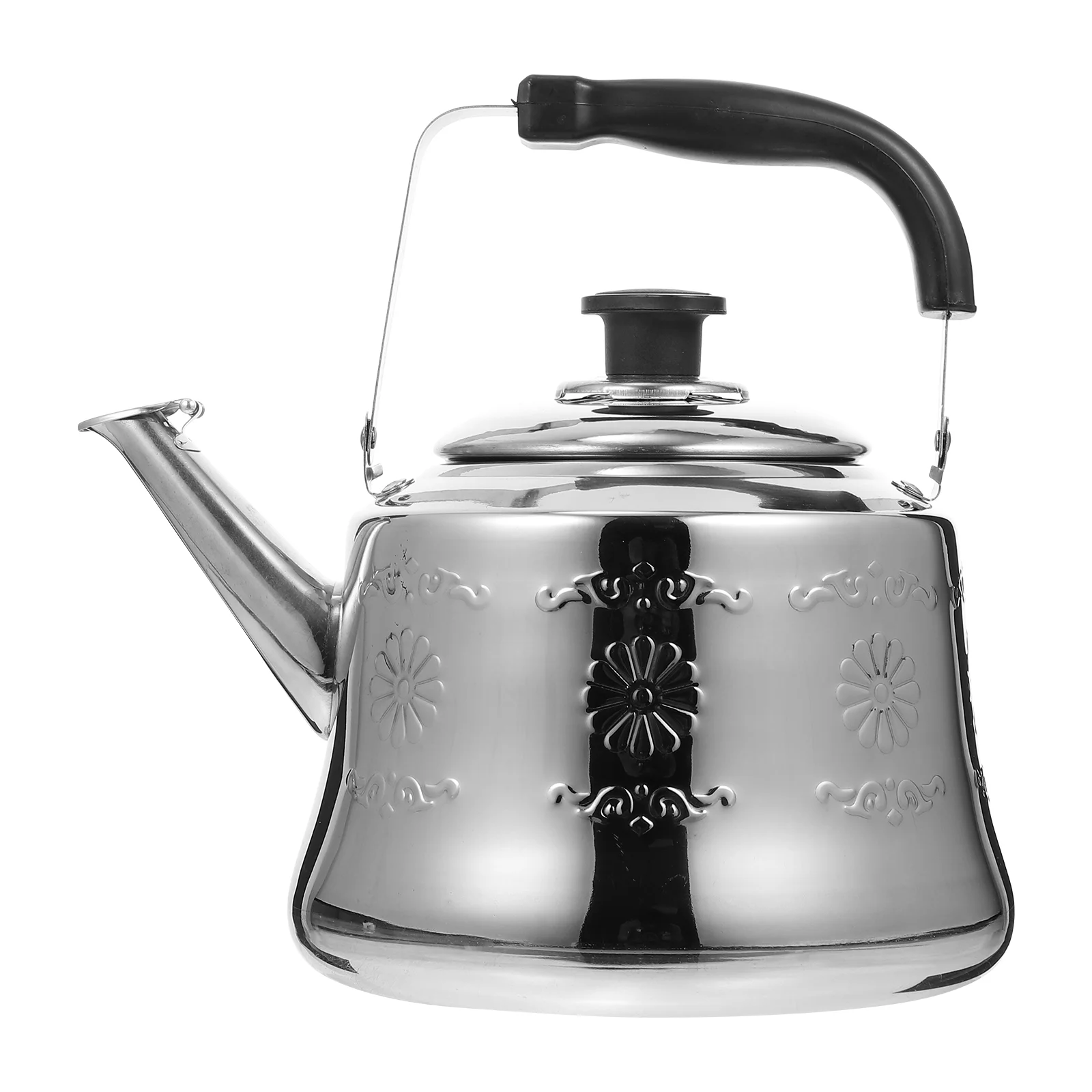 Stainless Steel Tea Kettle Stove Safe Teapot Kettle Stovetop Stovetop Tea Kettle Whistling Kettle Metal Tea Kettle