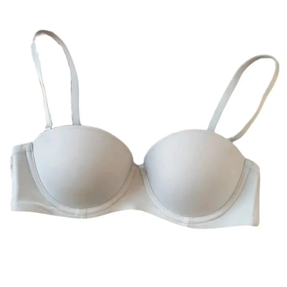 

Simple Women Bra Breathable Sports Bra Adjustable Breast Support Smooth Surface Underwear