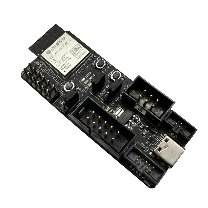 Фото Отладчик Espressif ESP-Prog-2 для последовательной связи, программатор JTAG для отладки №2