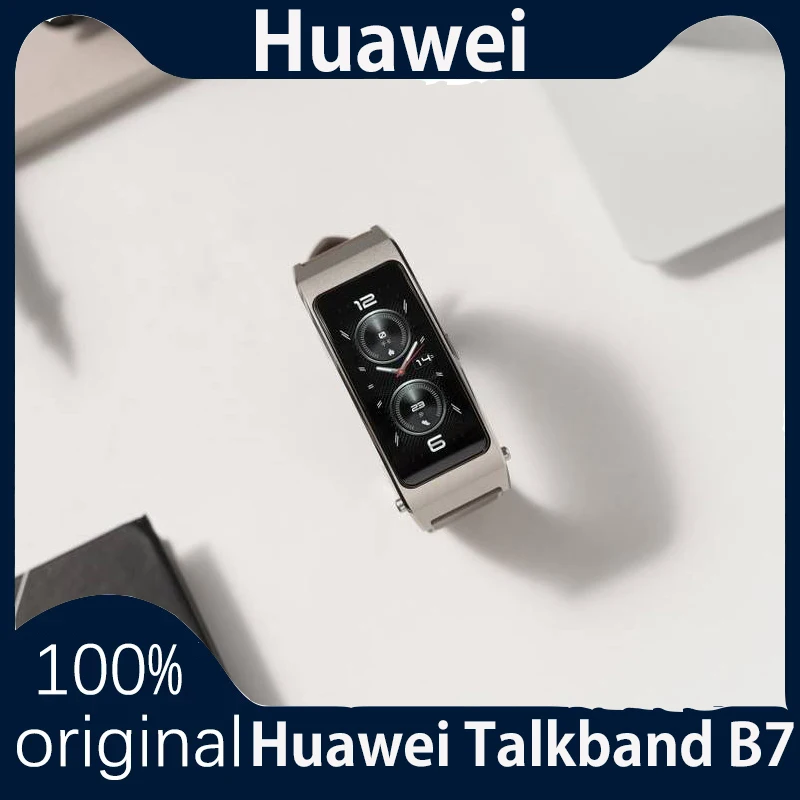 

Original Huawei TalkBand B7 Smart Wristband 1.53 Inch AMOLED Screen Kirin A1 Processor Call Earphone Talk Band GPS