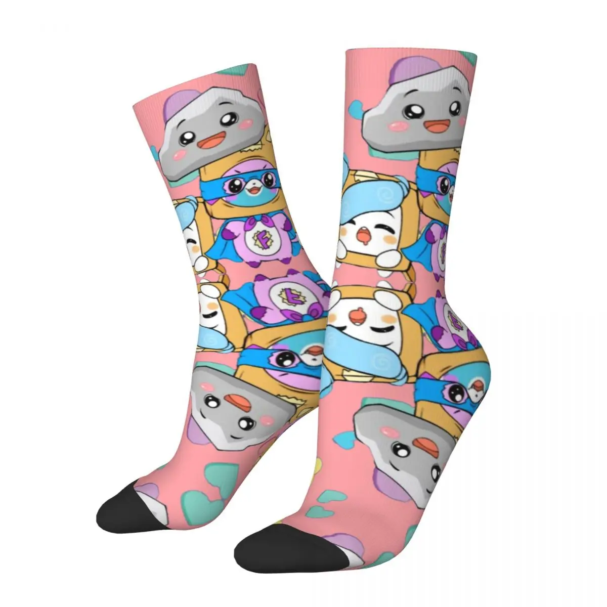 

Funny Crazy Sock for Men Cute For Kids Classic Hip Hop Harajuku Lanky Box Happy Seamless Pattern Printed Boys Crew Sock