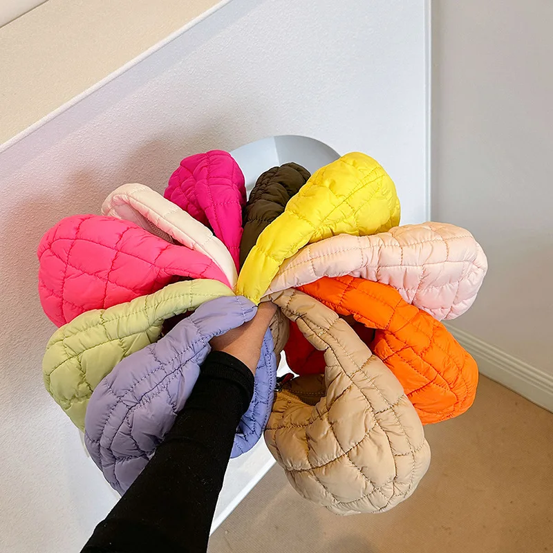 Модная плиссированная мини-сумка в форме облака сумка-тоут для пельменей