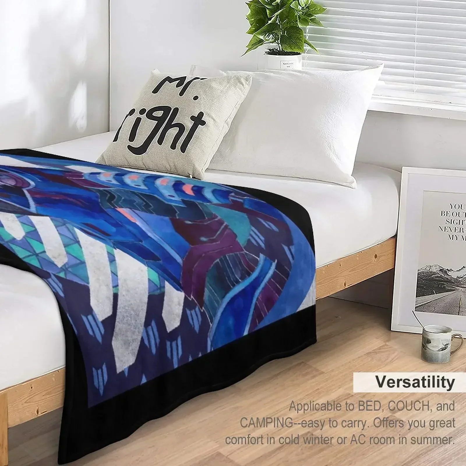 Плед Garrus Vakarian Лето Зима кровати Туристический плед на диван Одеяла