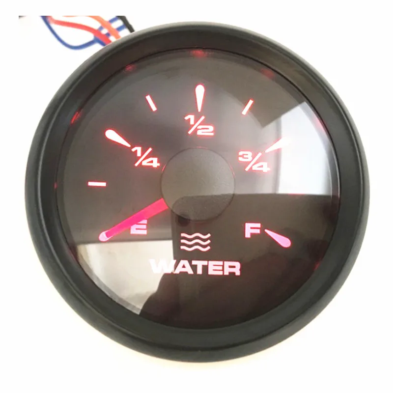 Датчик уровня воды приборная панель с зеленой подсветкой 52 мм 0-190 Ом 240-33 0-180