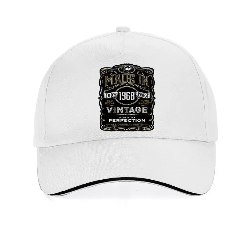 

Gorra de béisbol Unisex, sombrero hecho en 1968, 50 años de cumpleaños, regalo divertido, Vintage