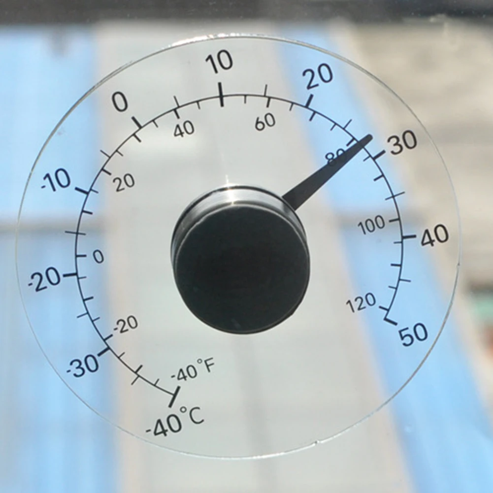 

Миниатюрный термометр с указкой, водонепроницаемый прозрачный наружный измеритель температуры для окон, прибор для измерения температуры