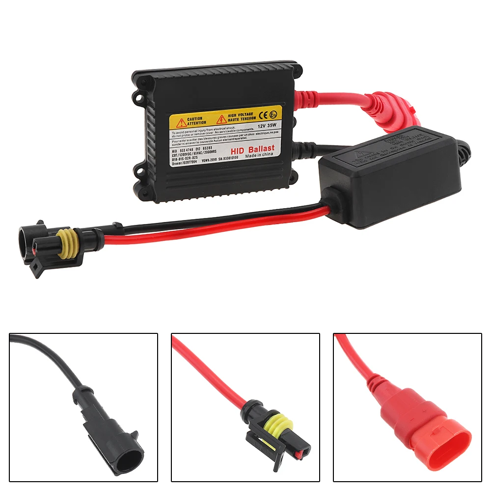 

Waterproof DC 12V 35W Super Slim HID Ballast Ballast Kit for H1 H3 H7 H8 H9 H11 9005 9006 H4