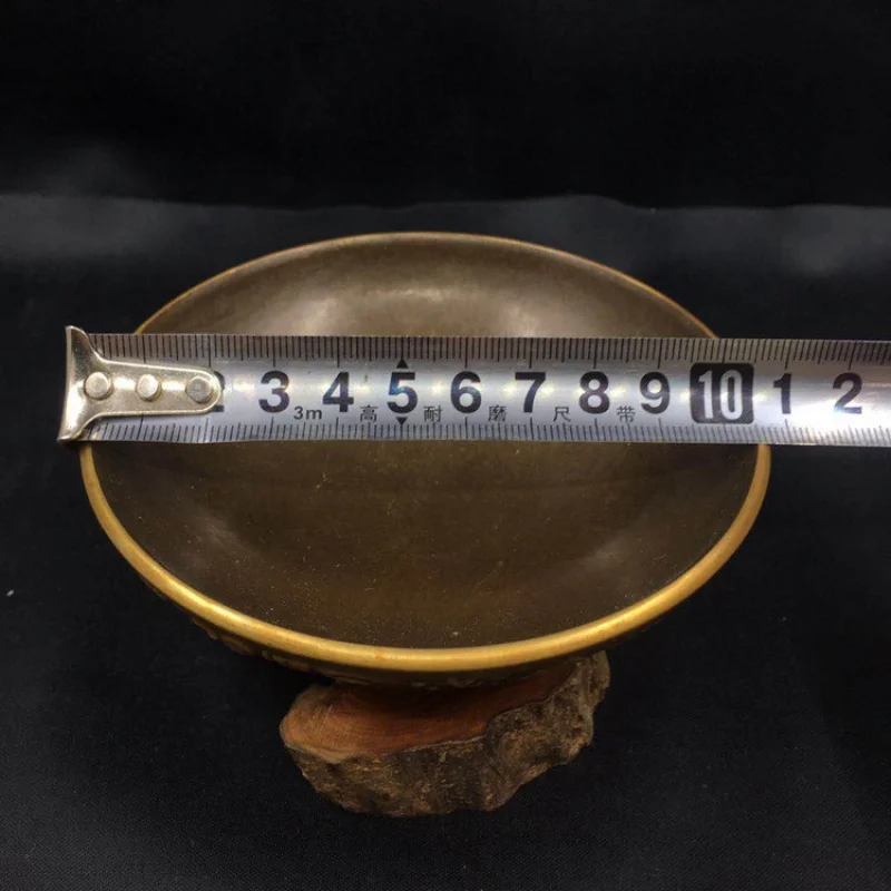 Античная разные коллекции медная миска Baifu Baishou подарок на день рождения