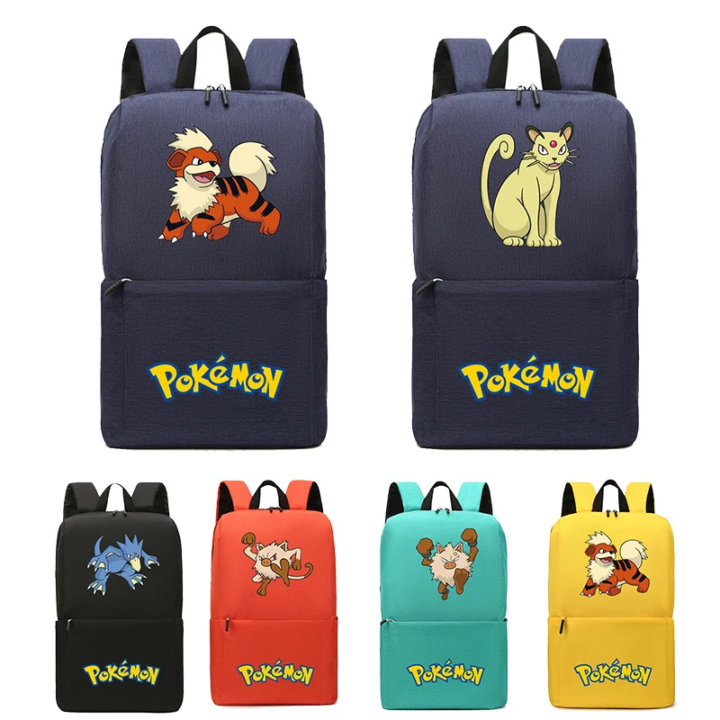 

Pokemon Pikachu Gengar Laptop Backpack Snorlax Book Female Girls Waterproof Backpack for Student Women Pack Schoolbag Mochilas