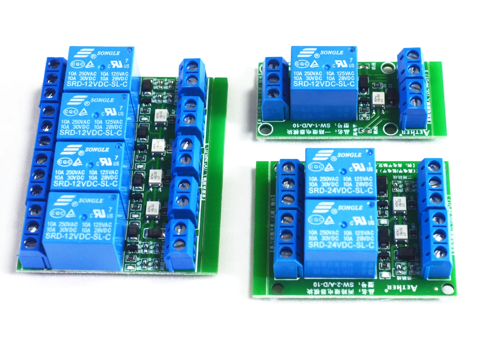 Релейный модуль для arduino 5 В 12 24 полный оптрон выход 1 2 4 канала/способ умный