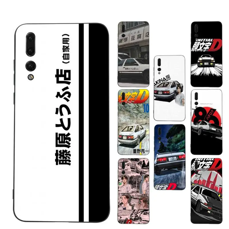 

Anime Initial D AE86 Tail Light Phone Case For Huawei P 8 9 10 20 30 40 50 Pro Lite Psmart Honor 10 lite 70 Mate 20lite