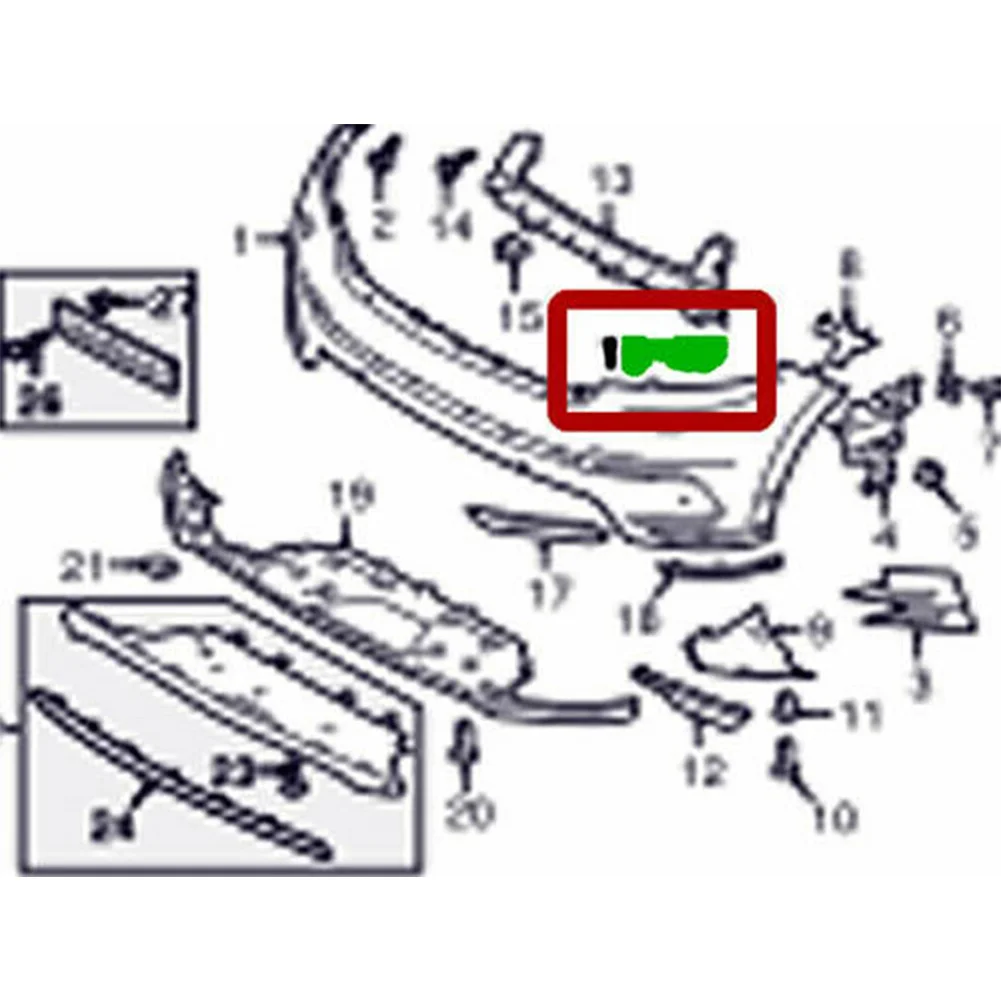 1 пара переднего бампера автомобиля левая + правая крышка омывателя фар для Land Rover