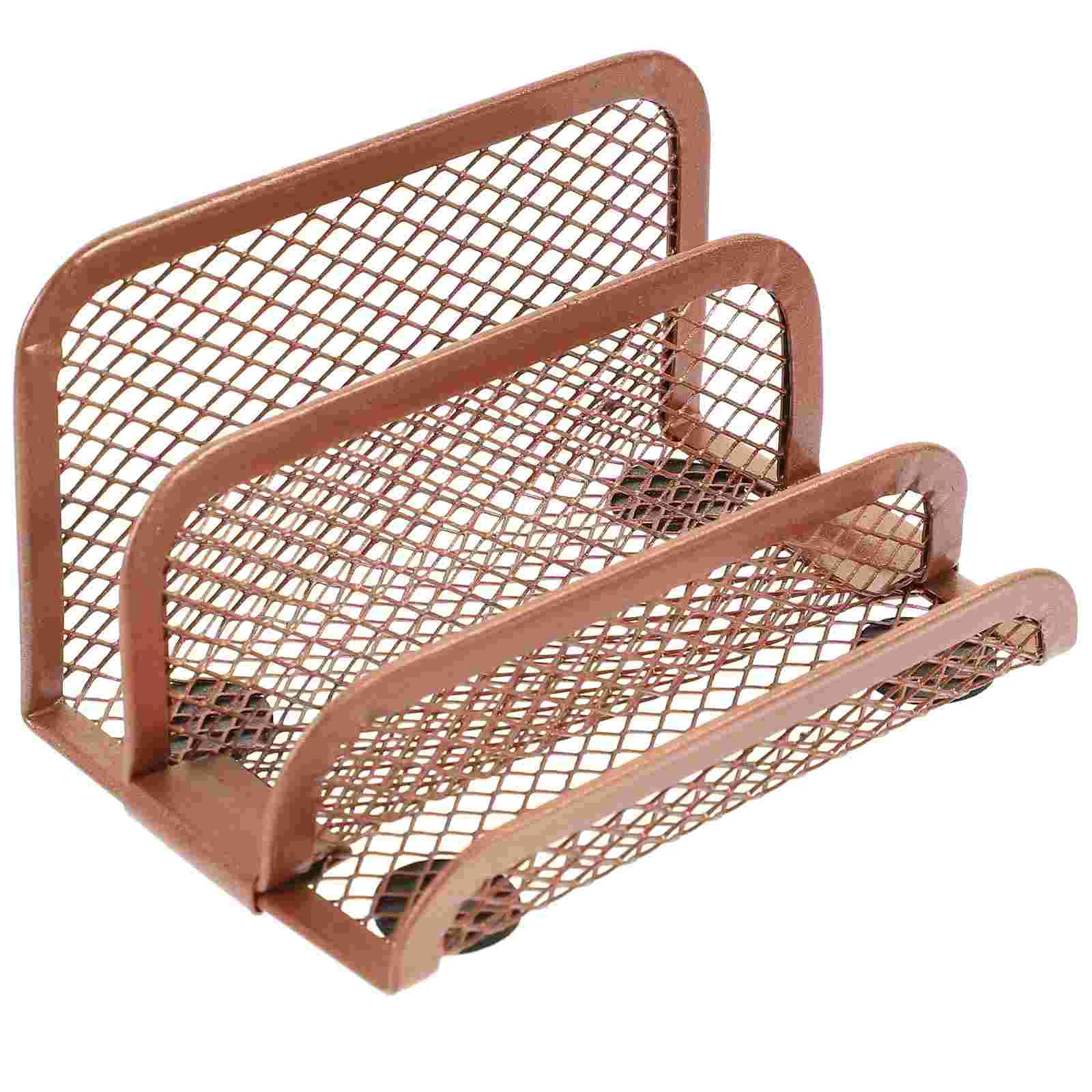 

Desktop File Rack Decorative Book Holder Wear-resistant Table Bookshelf Office Supplies Mesh Household Organizer Paper