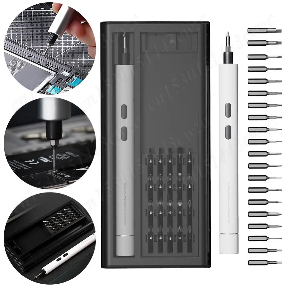 Электрическая отвертка 23 в 1 Набор прецизионных отверток с мини мощностью