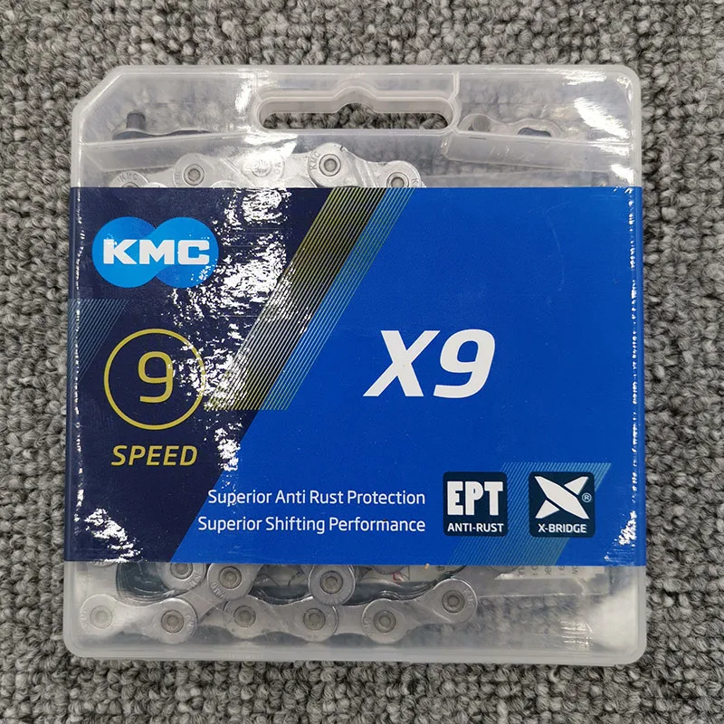 

KMC Chain новая упаковка 9-скоростная коробка X9 EPT антикоррозийная