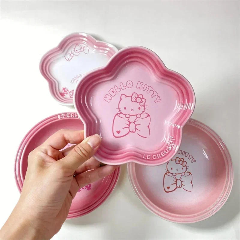 Sanrio Kawaii Hello Kitty керамическая плитка мультяшная Милая креативная форма фрукты