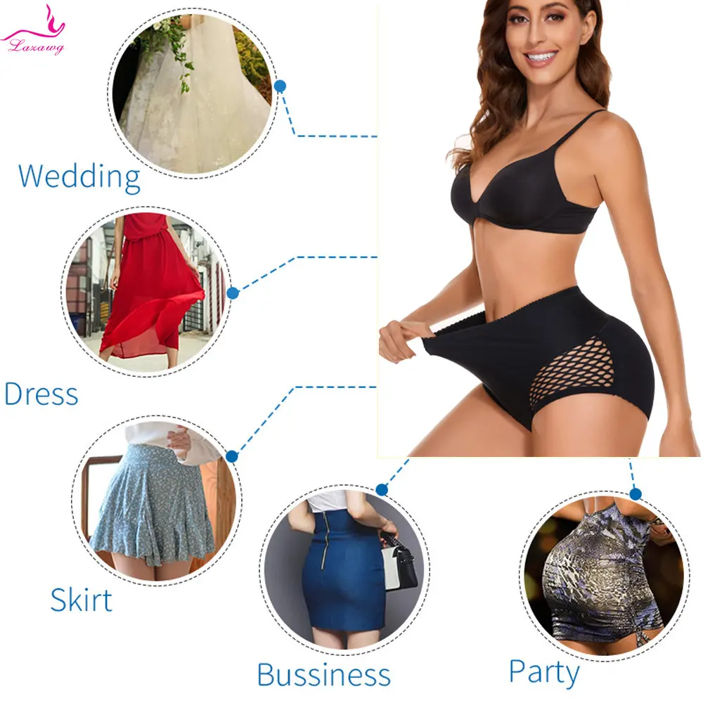 LAZAWG Women Hip Lift Body Sculpting Panties Seamless Panty Butt Lifter Tummy Control Shapewear Slimming Belly Body Shaper