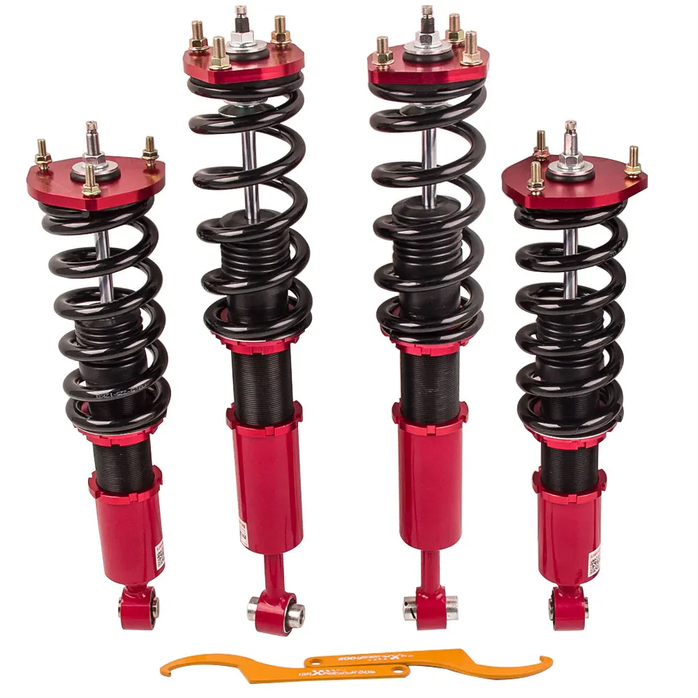Фото Для maXpeedingrods 24-ходовые регулируемые койловеры для Toyota Mark II Lexus IS 300 01-05 Altezza AS200 №1