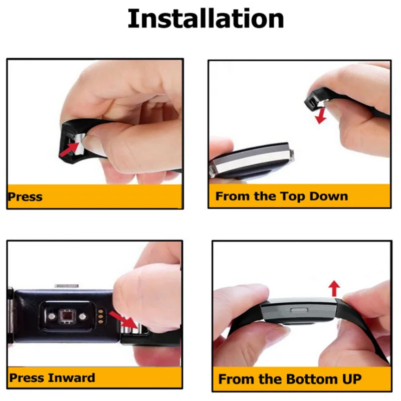 Для fitbit charge2 смарт-Браслет замена для силиконового ремешка спортивный ремешок