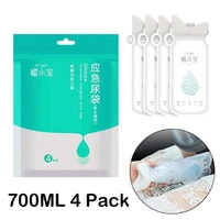 4 pcs outdoor camping car urinals portable handy travel toilets bags device vomit urine urinary receiver for men women kids