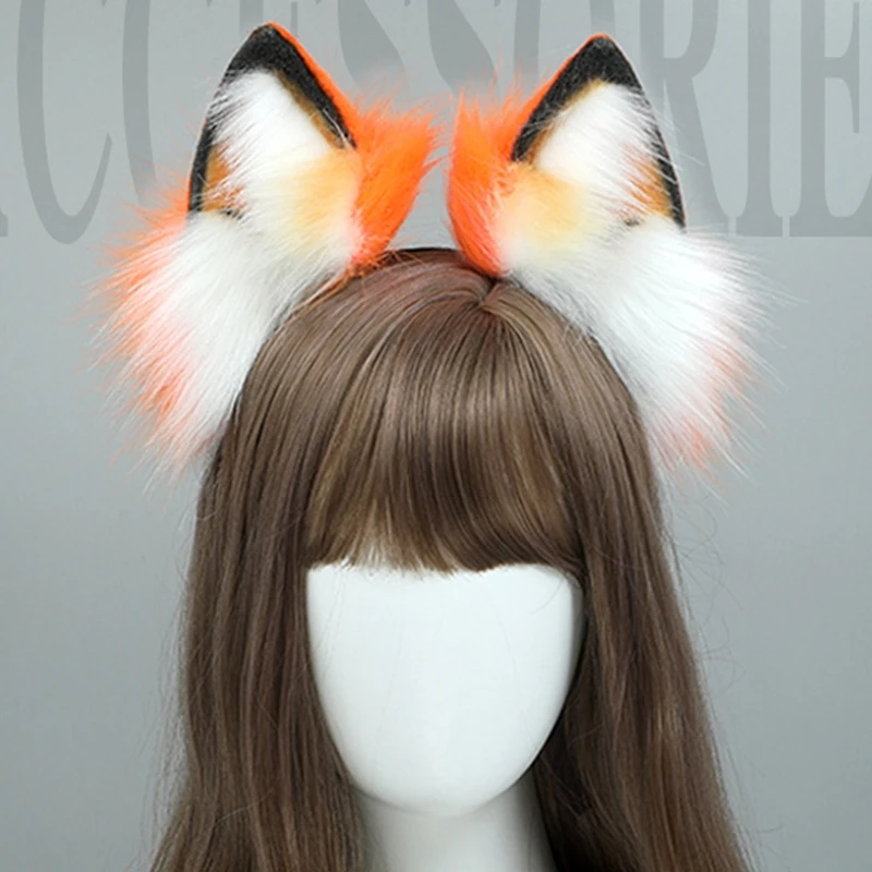 

Cartoon Cute Headband Ears Shaped Hair Hoop Plush Party Headpiece Hair Band Party Cosplay Costume Props Unisex T8NB