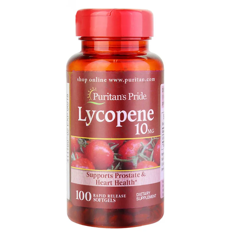 

Free Shipping Lycopene 10 mg supports prostate & heart health 100 softgels