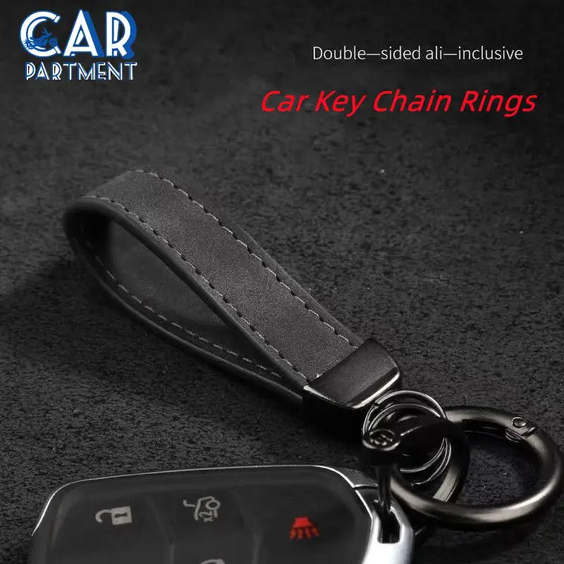 

Leather Key Chain Rings Car Styling Key Ring New Style 1pcs Keychain Car Accessories Metal Car Key Chain Rings For Men And Women