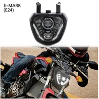 e mark e24 led motorcycle front headlight with white drl for yamaha mt 07 fz 07 mt07 mt 07 fz 07 2014 2015 2016 2017 headlamp