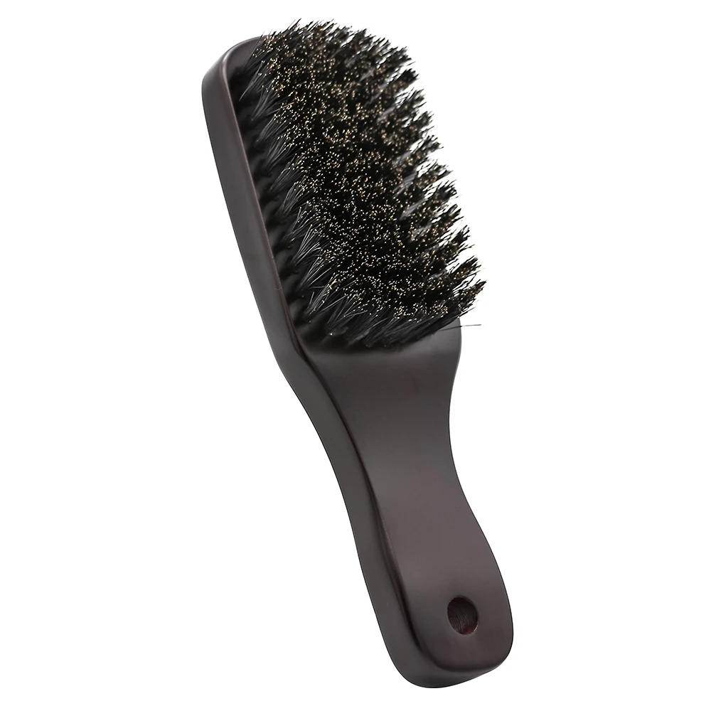 

Hollow Handle Wooden Beard Brush Salon Boar Bristle Moustache Brush For Men barber Professional Mustache Removal Tool Accessorie