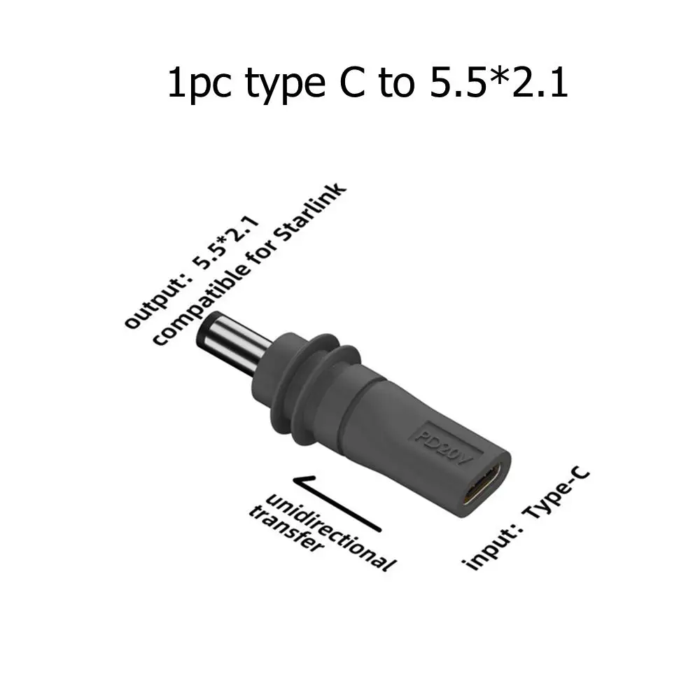 

2/3/5 м для Starlink Gen3 Mini портативный зарядный шнур на открытом воздухе Power Bank Type-C вход для кабеля питания постоянного тока для Starlink