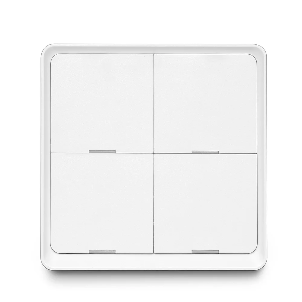 

Умный настенный выключатель Double 11 Zigbee 3,0, беспроводной переключатель с 4 клавишами, европейский стандарт, с поддержкой Alexa