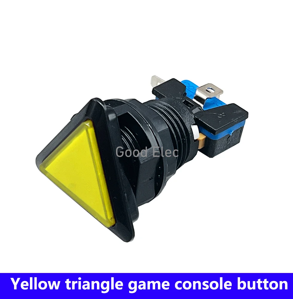 

Треугольные световые кнопки и микропереключатель для аркадных игр, запчасти для торговых автоматов, аксессуары для кнопок игровых консолей, 1 шт.