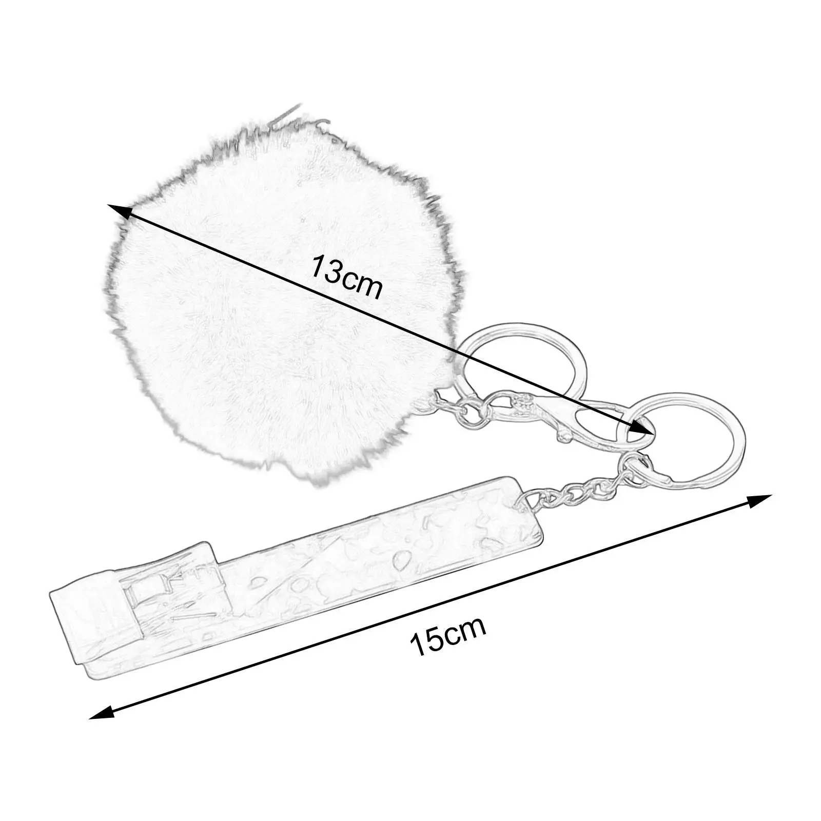 Экстрактор карт Захват кредитных для длинных ногтей Брелки сбора кредитной