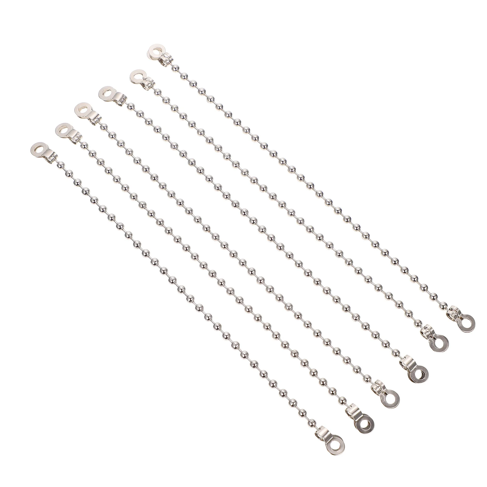 

20 Pcs Stand Lamp Holder Ceiling Fan Chain Extension Light Chain Extension Drapery Holder Necklace Connectors