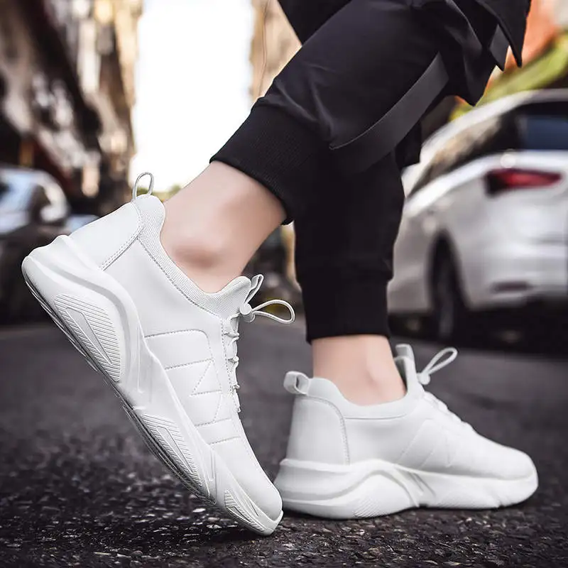 

Роскошные летние мужские зимние кроссовки для мужчин среднего возраста Роскошные брендовые высококачественные мужские кожаные туфли серы...