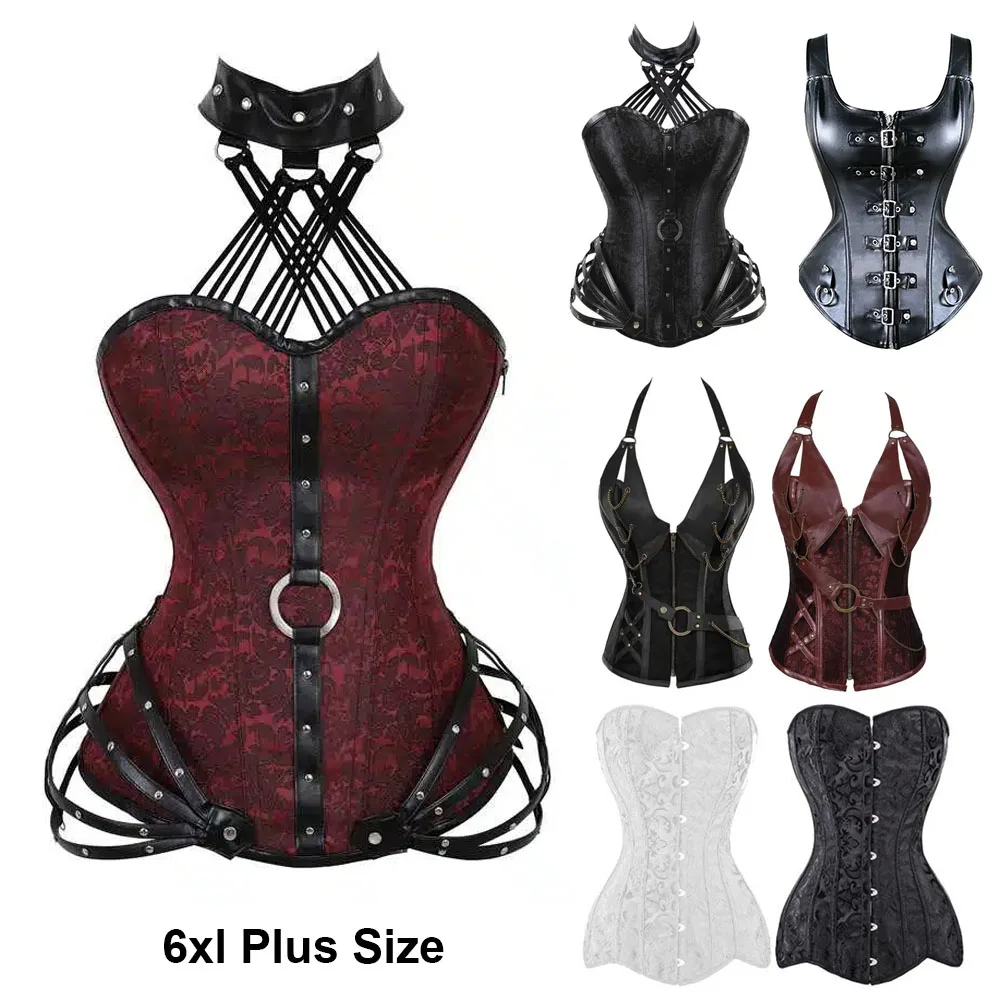 Feminine Sexy Corset Top Steampunk Gothic Palace body shaping clothes Corset Bustier Espartilho Waist Cincher Korsett Overbust